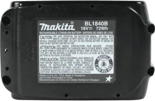 Vista 2 de Makita BL1820B 18V Batería compacta Iones de litio