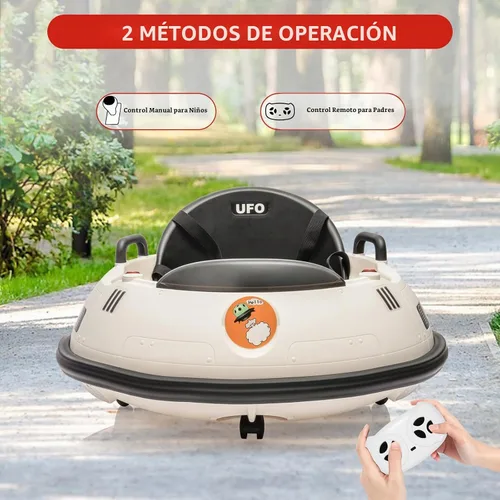Vista 3 de Coche de parachoques para montar en coche, coche de parachoques para niños de 12 V con control remoto