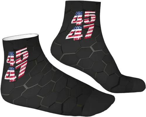 Vista 3 de GDJF 45 47 Trump 2024 Ankle Socks Winter Low Cut Sports Warm Comfort Breathable Casual Socks For Mens And Womens (1)