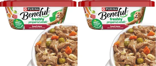 Vista 27 de Comidas preparadas Purina Beneful, comida para perro, paquete surtido, 10 onzas Tubo, paquete de 8