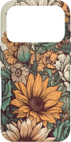 Vista 30 de Western Boho Leopard Sunflowers Cactus Funda Rodeo Cowgirl para iPhone 17