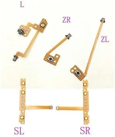 Vista 2 de Cable flexible de cinta de botón SLSR de repuesto para Nintendo Switch Joy-Con, pieza de repuesto ZRZLL, cable flexible para controlador Joy-Con