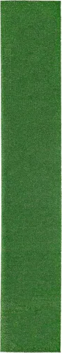 Vista 20 de Garland Rug Alfombra de césped artificial de 5 pies x 8 pies, grande para interiores/exteriores, color negro - Negro exuberante, duradera y de bajo