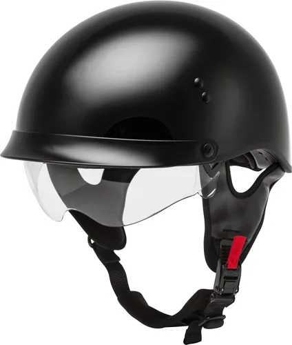 Vista 5 de GMAX Medio casco de retribución HH-65 - Aprobado por FMVSS 218