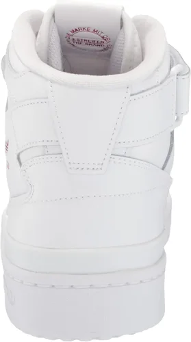 Vista 3 de adidas Originals Tenis Forum Mid para mujer Tinte crudoblanco nubenaranja Bliss