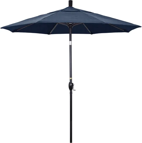Vista 26 de California Umbrella 7.5' paraguas redondo de aluminio del mercado, elevación de la manivela