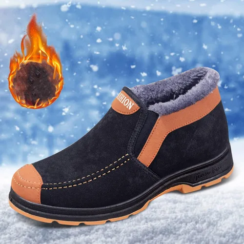 Vista 2 de Botas de nieve para mujer, lindas botas de invierno blancas para senderismo, ligeras, impermeables, botas de invierno para mujer, talla 8, sin