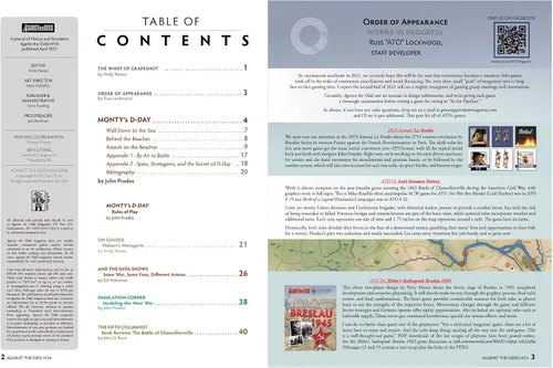 Vista 3 de ATO: Against the Odds Magazine #54 con el Día D de Monty, juego de mesa