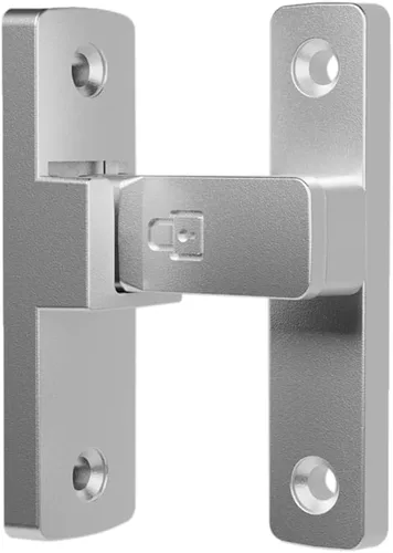Vista 6 de ETEKJOY Pestillo de cerradura abatible resistente de 90/180 grados para puerta deslizante/oscilante, portón, granero, garaje, jardín, valla, Negro