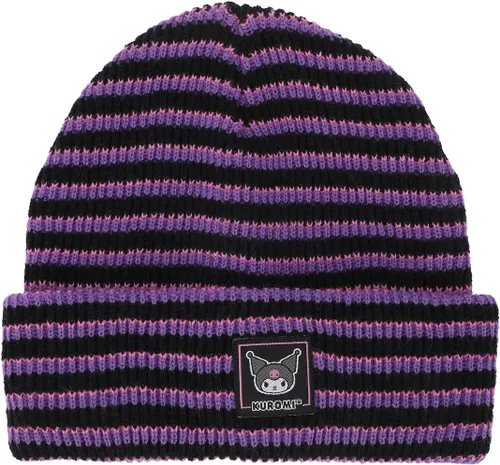 Vista 2 de Bioworld Kuromi & Chococat Combo Cuff Beanies Multicolor, Multi colorido