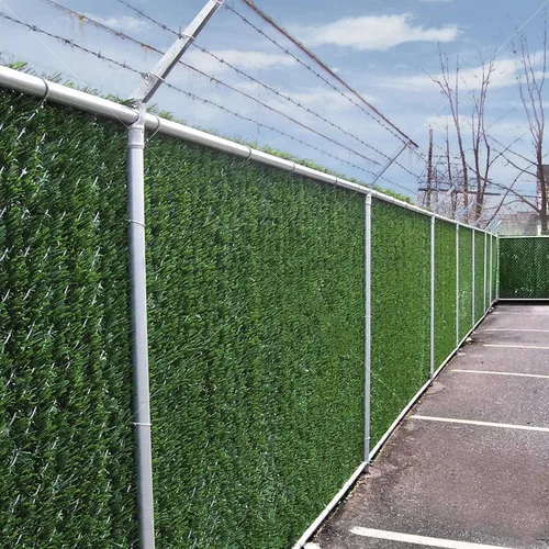 Vista 8 de NatraHedge enredadera/seto para tejidos, Verde Privacy Artificial Grass Garden Fence for Outdoor Wall, Balcony, Patio,Yard, and For Dog Pet Hedge