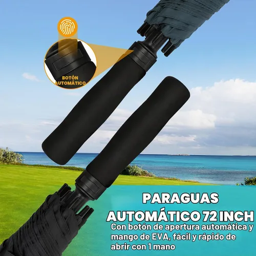 Vista 5 de ZOMAKE Golf Umbrella, Large Windproof Heavy Duty Umbrellas