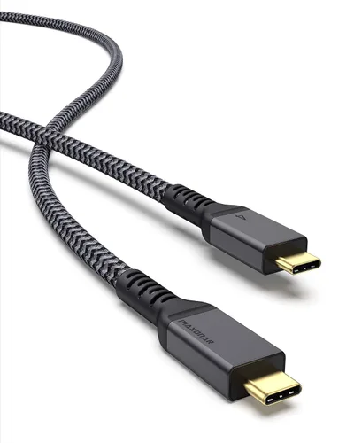 Vista 8 de Maxonar [1 pie] Cable Thunderbolt 4, cable Thunderbolt corto de 40 Gbps con carga de 240 W y 8K/5K @60 Hz compatible con Thunderbolt 4/3, USB 4