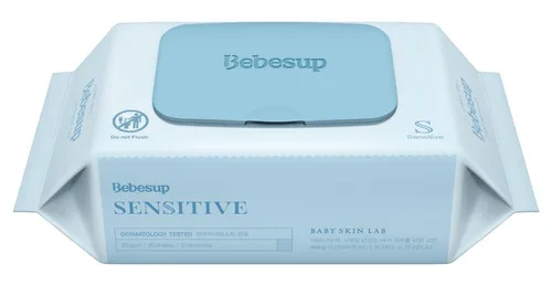 Vista 17 de BEBESUP - Toallitas desechables #1 de Corea- Toallitas orgánicas extra gruesas 100% a base de plantas, hipoalergénicas, biodegradables, 99% a base