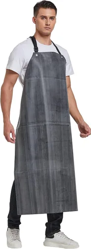 Vista 3 de Delantal de goma impermeable para carnicero resistente al aceite resistente a los productos químicos delantales de seguridad para limpiar peces