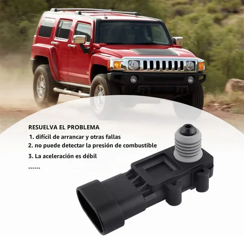 Vista 4 de Sensor de presión del tanque de combustible, sensor de presión de combustible compatible con Chevy, GMC, Cadillac, Buick, Pontiac Avalanche