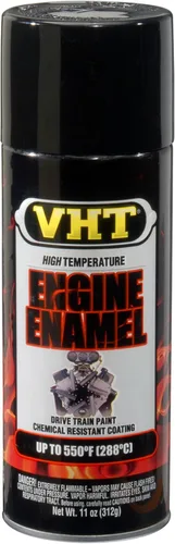Vista 12 de VHT SP130 550° - Pintura en aerosol de esmalte para motor de alta temperatura, color negro mate – lata de 11 oz