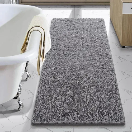 Vista 98 de LOCHAS - Alfombra de baño de lujo lanuda de 24 x 17 pulgadas, color beige