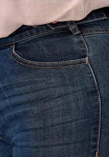 Vista 5 de Ellos Jeans elásticos con corte de bota de talla grande para mujer