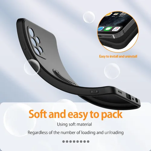 Vista 3 de Funda para iPhone SE 2022/2020, iPhone 8/7, con soporte de anillo giratorio de 360° y correa de silicona líquida delgada funda protectora para Negro