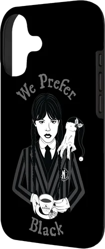 Vista 2 de Wednesday We Prefer Black - Funda navideña para iPhone 17