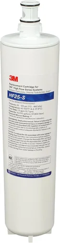 Vista 9 de 3M HF25-S - Cartucho de filtro de repuesto genuino 3M de la Serie de Alto Flujo para sistema de filtro de agua ICE125-S, reduce el cloro, el sabor