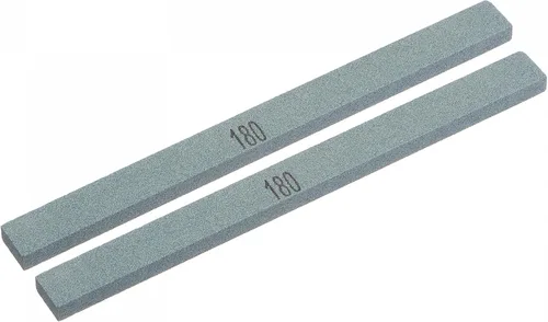 Vista 13 de uxcell Piedras de afilar 80 grano verde carburo de silicio cuchillo piedra de pulido piedra de afilar 2pcs