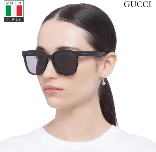 Vista 7 de Gucci GG1346SK Lettering Logo Men Rectangular shape Sunglasses with Luxury Eyewear Kit