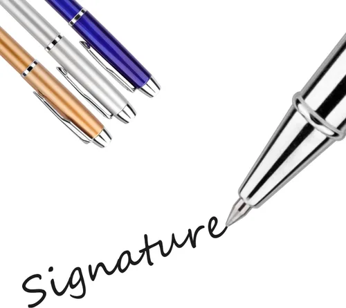 Vista 2 de Bolígrafo de regalo, bolígrafo de gel, relleno de tinta, hermoso y generoso, adecuado para regalos para hombres y mujeres, profesionales, azul