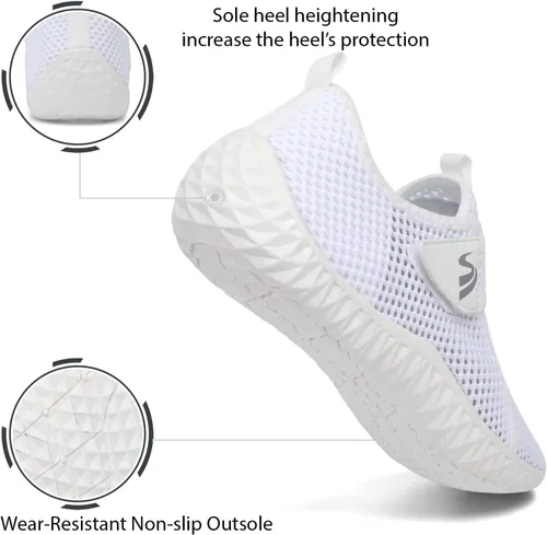 Vista 5 de Spesoul Zapatos deportivos acuáticos para hombre y mujer, secado rápido, para exteriores, para playa, natación, piscina, surf, buceo, yoga