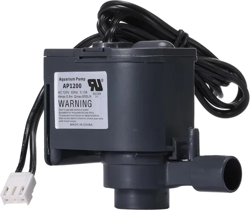 Vista 5 de AC 120V AP1200 Máquina de hielo de agua de flujo grande comercial Bomba de agua Pequeña bomba sumergible de circulación para HZB-30F, HZB-38F