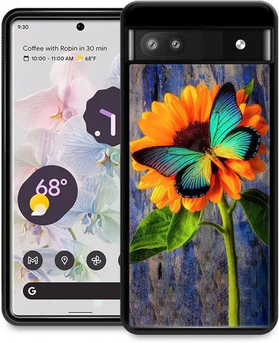 Vista 48 de CARLOCA Funda compatible con Google Pixel 6, diseño gráfico de moda a prueba de golpes, protección antiarañazos y caídas, Google Pixel 6 en blanco