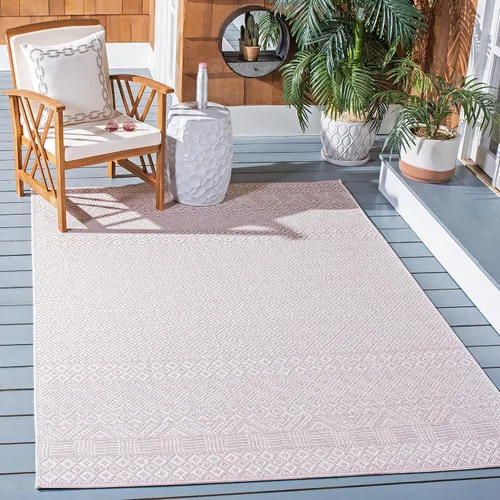 Vista 35 de SAFAVIEH Alfombra lavable al aire libre, colección Courtyard - 2'3" x 5', gris y negro, no desprende pelusa y fácil limpieza, ideal para patio