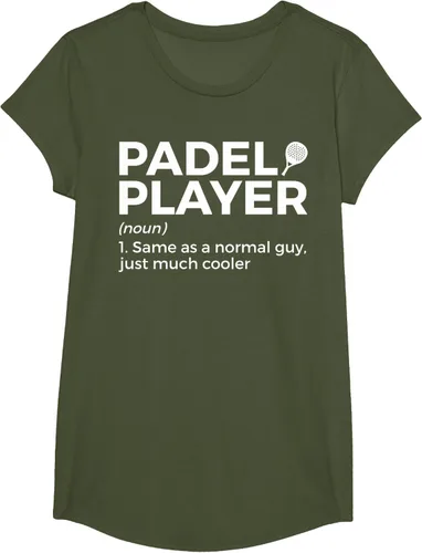 Vista 77 de Camiseta de Padel Player Definition Padel Tenis, Negro