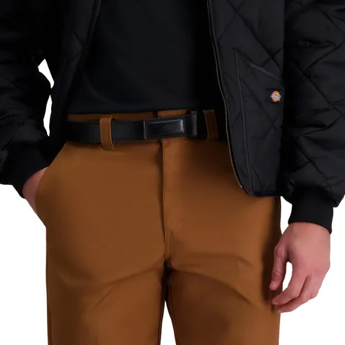 Vista 11 de Dickies Cinturón de trabajo de mecánico de cuero para hombre, sin hebilla, cinturón a presión