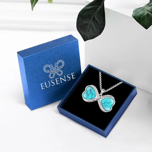Vista 129 de Joyas de turquesa para mujeres y hombres de plata de ley 925 con colgante de urna para cenizas, collar con medallón de imagen, martillo de Thor