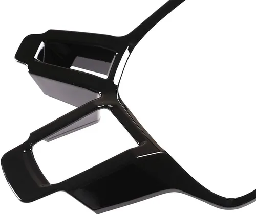 Vista 8 de Para Land Rover Defender 110 2020 Accesorios ABS Interior Volante Decoración Cubierta Trim Accesorios de coche (negro)
