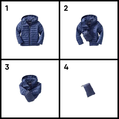 Vista 5 de Lands End Unisex-Child ThermoPlume Packable Hooded Jacket