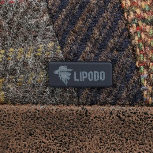 Vista 5 de Lipodo City Bic Patchwork - Gorra plana para hombre, fabricada en Italia