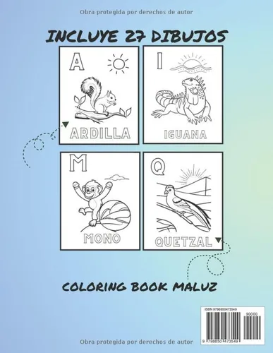Vista 2 de LIBRO PARA COLOREAR ABECEDARIO (Spanish Edition)
