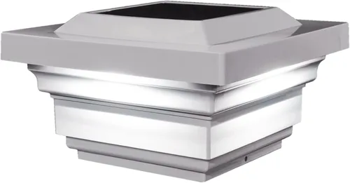 Vista 10 de Classy Caps Regal - Tapa solar para poste (bronceado, 4 x 4 pulgadas)