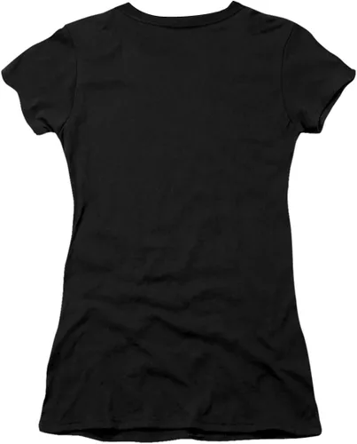 Vista 2 de Popfunk Camiseta y pegatinas clásicas de mujer con logotipo de Wonder Woman