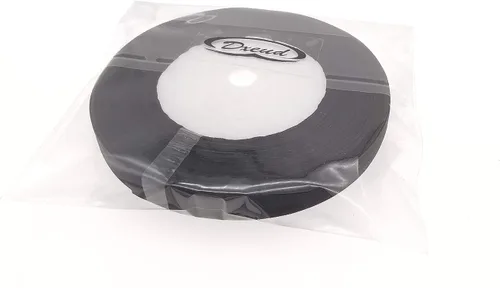 Vista 3 de Dxeud Cinta de organza transparente (negro, 1/2" x 50 yardas)