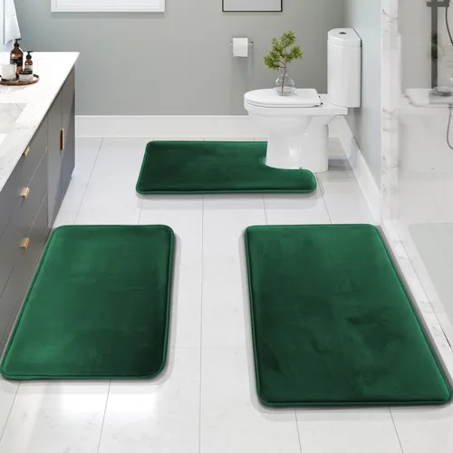 Vista 165 de Clara Clark tapete para baño, regadera o tina, de gomaespuma, negro, antiderrapante Camel Oro
