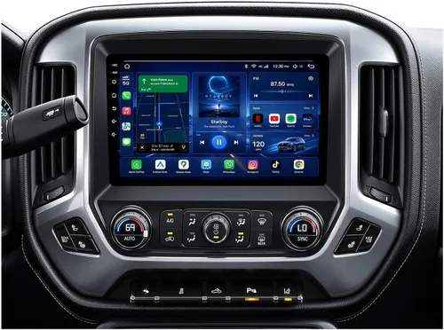 Vista 10 de 8Core Android 15 Radio estéreo para coche para Chevy Silverado GMC Sierra