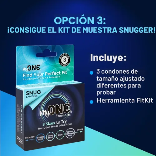 Vista 8 de Condones MyONE de Tamaño Ajustado 47F: Extra Ajustado (47), Longitud 6 pulgadas (F)