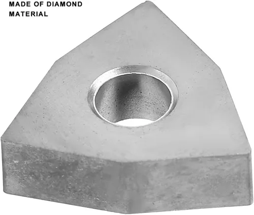 Vista 3 de WNMA080408-CBN Inserto de torneado, inserto de cuchilla CBN, cortador de torno CNC Bit Turning Insert Blade para procesar acero endurecido