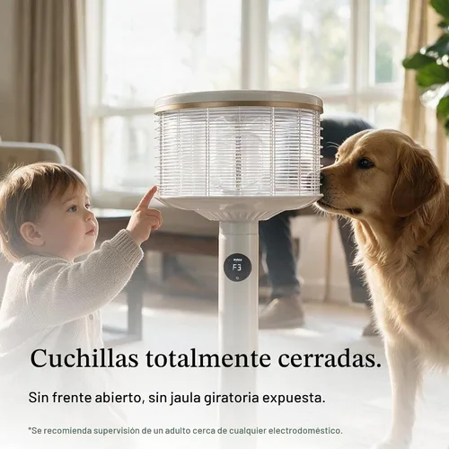 Vista 11 de Spin360 Ventilador, brisa suave, circulador de aire ventilador de tamaño Blanco