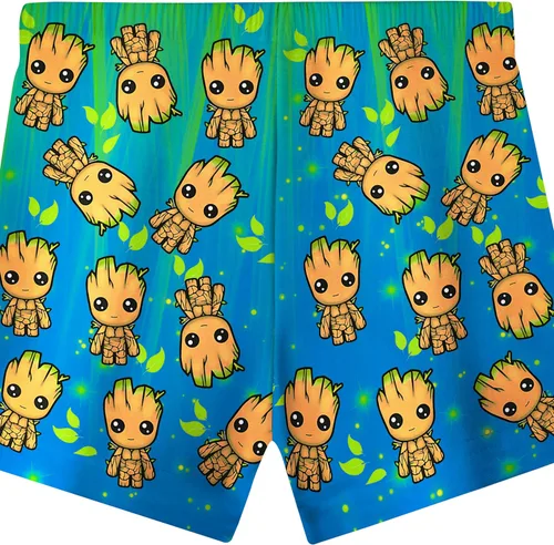 Vista 4 de Conjunto de trajes de baño para niños, lindo disfraz de película de dibujos animados, traje de baño para niños, traje de baño y camisa con sombrero