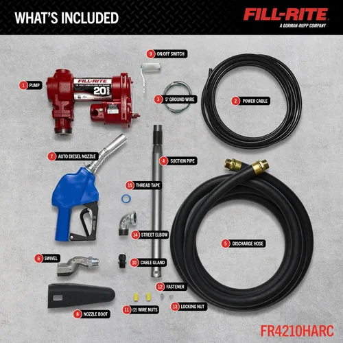 Vista 3 de Fill-Rite Bombas de Transferencia de Combustible de 12V y 20 GPM (Serie 4200)